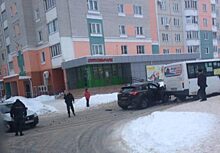 Тройное ДТП произошло утром в Зареченском микрорайоне