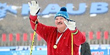 Лукашенко поразил все мишени в биатлонной гонке