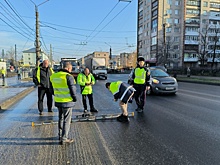 Новый асфальт на проспекте Циолковского в Дзержинске оказался бракованным