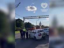 В аварии на Кутузовском проспекте пострадали 3 человека