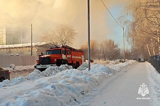 ТАСС: сотрудники МЧС еще не локализовали пожар в педколледже Новосибирска