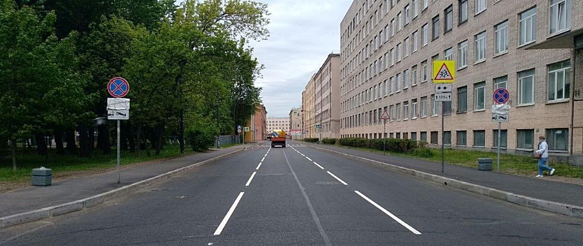 Отремонтирована дорога, связывающая Адмиралтейский и Кировский районы