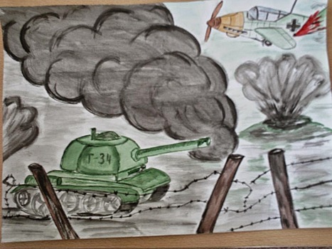 Выставка рисунков на военную тематику пройдет в Богородском