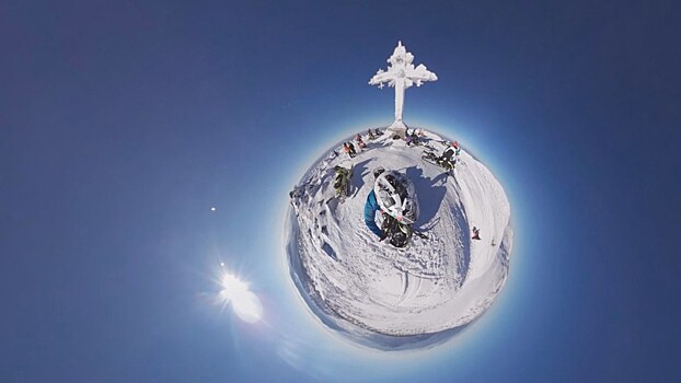Экстремальный фрирайд 360: путешествие по долинам Шерегеша на снегоходах