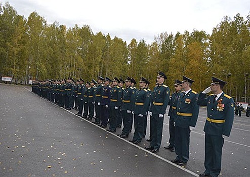 В Новосибирском соединении РВСН молодых офицеров посвятили в «Гвардию»