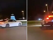 Дрифт на кольце на Dodge Charger пошел не по плану