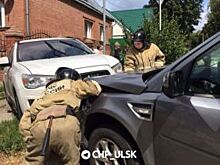 При столкновении двух иномарок в Ульяновске пострадали дети