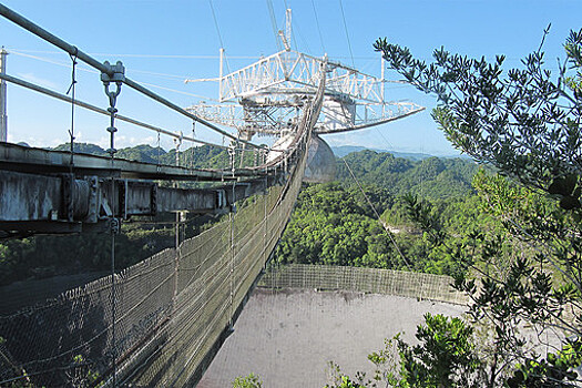 Американцы решили не восстанавливать разрушенный гигантский телескоп Arecibo