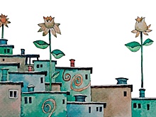 В Российской Государственной библиотеке для молодёжи проходит выставка «Километры рисунков»