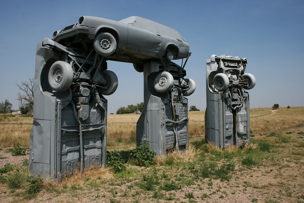 Автомобильная арт-инсталляция Carhenge, Аллайянс, США, Северная Америка и Карибы