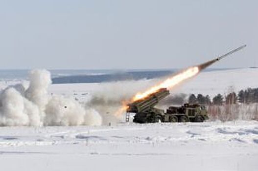 В Оренбуржье на Тоцком полигоне артиллеристы уничтожили условных боевиков
