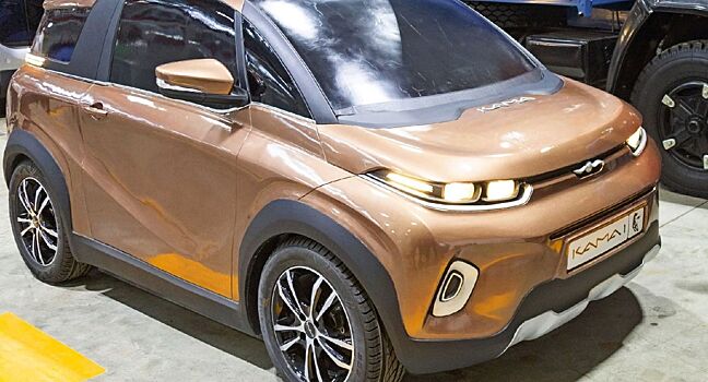 КамАЗ показал исполнение салона электромобиля «Кама-1»