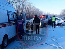 В Мокшанском районе в ДТП с двумя «Грантами» погибли люди