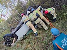 Спасатели Удмуртии деблокировали мужчину, зажатого в машине после ДТП