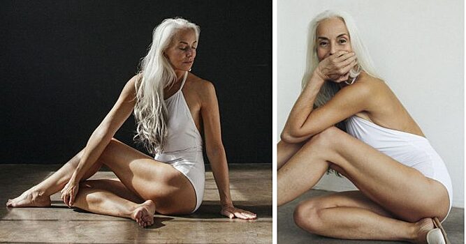 61-летняя модель рекламирует купальники