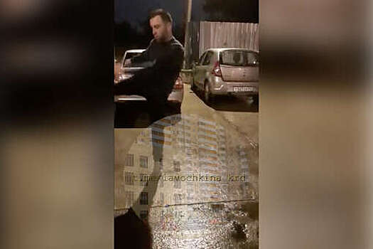 Нетрезвый мигрант повредил в Краснодаре ногами несколько автомобилей
