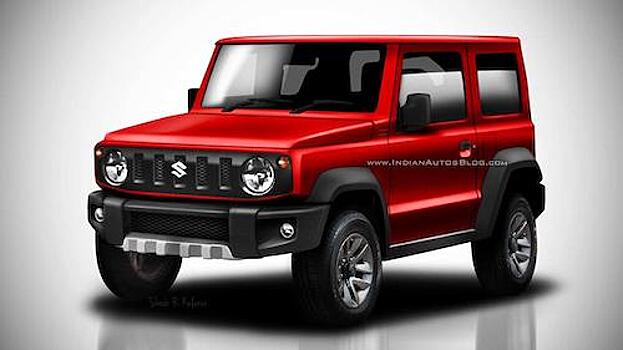 Опубликованы цветные рендеры нового Suzuki Jimny 2018