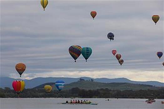 Открытие фестиваля воздушных шаров в Австралии