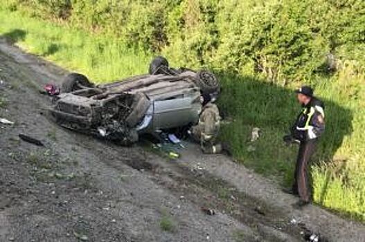 На Серовском тракте погиб пассажир в результате ДТП с опрокидыванием