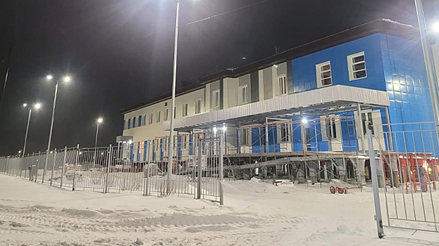 Строительство новой больницы в заполярном Самбурге завершено на 65%