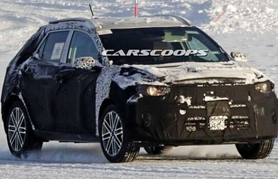 Кроссовер Kia Stonic засветился на зимних тестах