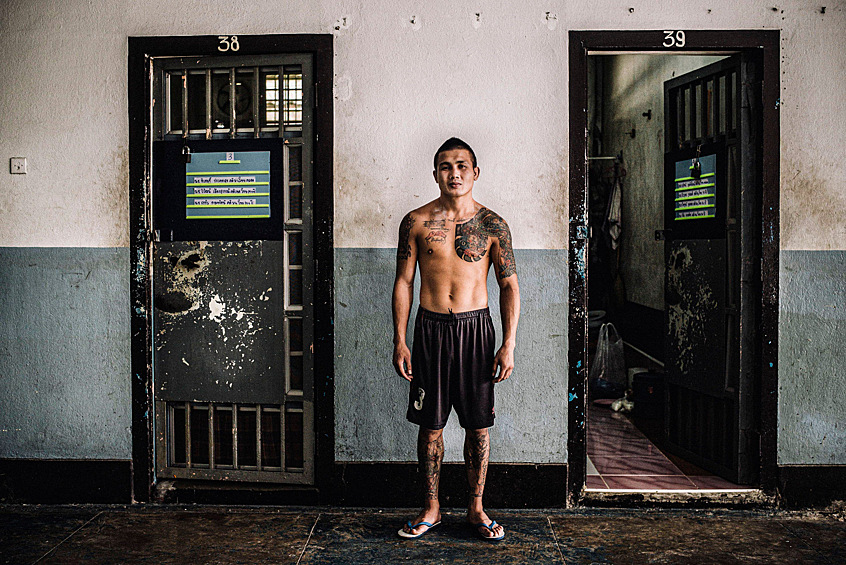 Заключенный в тюрьме строгого режима Клонг-прем