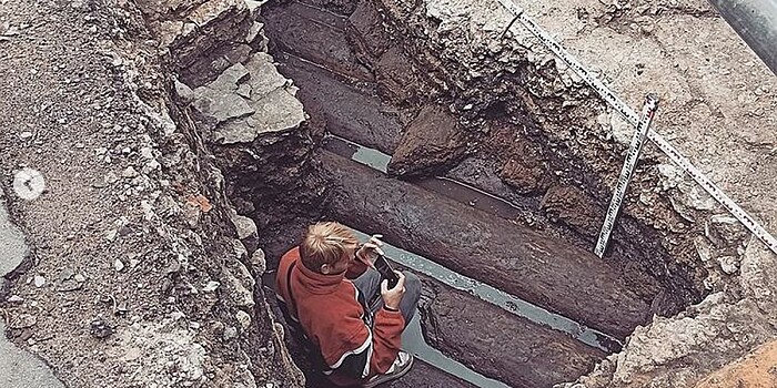 Археологи обнаружили руины церкви в центре Пскова