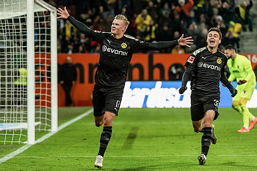 Нападающий «Боруссии» Эрлинг Холанд сделал хет-трик в первом матче