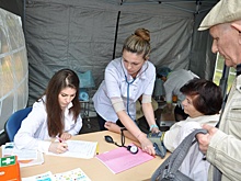 Руководство городской поликлиники №5 встретилось с населением на территории нового здания