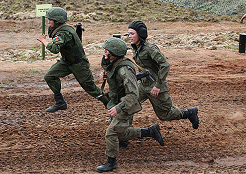 Российские военнослужащие в Приднестровье приняли участие в военизированной эстафете