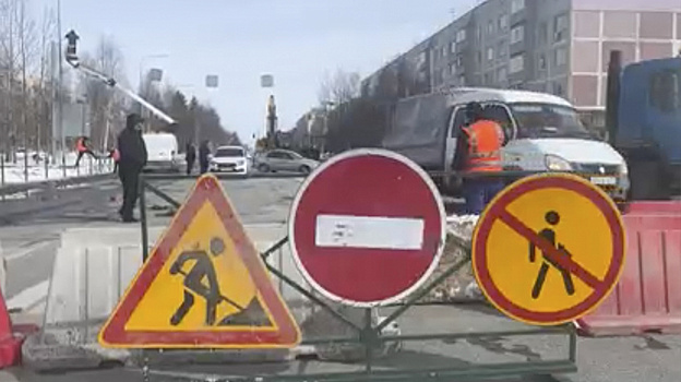 Ремонт дорог в Ноябрьске начался раньше срока