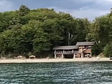 Труднодоступный остров в Абхазии показали на видео