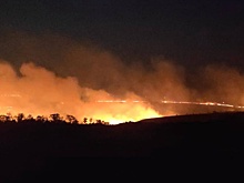 На Ставрополье потушили крупный ландшафтный пожар, угрожавший жилью