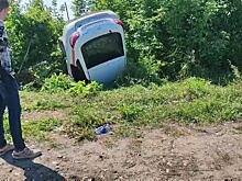 Два пассажира пострадали в опрокинувшейся «Ладе» в Богородском районе