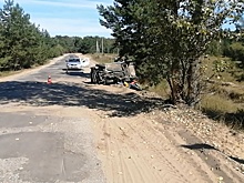 Пьяный водитель «Оки» столкнулся с деревом в Выксунском районе