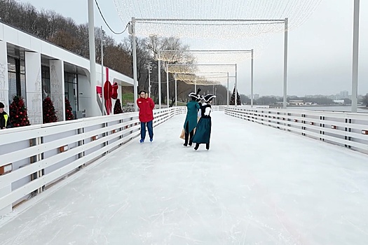 В "Коломенском" открылся самый длинный каток в Европе