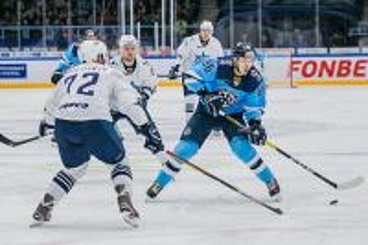 Хоккейная «Сибирь» обыграла череповецкую «Северсталь» на выездном матче