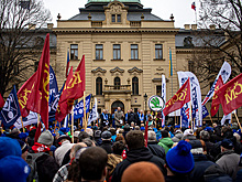 В Праге прошел митинг профсоюзов против планов пенсионной реформы в Чехии