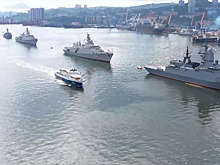 Парад в честь дня ВМФ во Владивостоке сняли с коптера