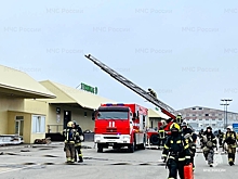 На мебельной фабрике в Кузнецке прошли пожарно-тактические учения