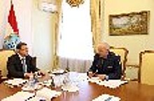 Губернатор Самарской области Дмитрий Азаров провел рабочую встречу с начальником регионального УФСИН Алексеем Климовым