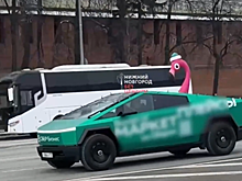 Электромобиль Tesla Cybertruck заметили у Нижегородского кремля