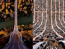 Оригами 80-го уровня: турецкий фотограф сгибает города