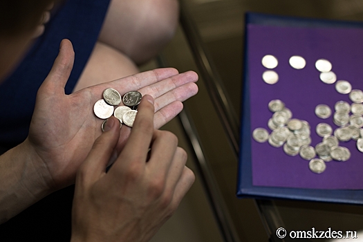 Омичи сдали в банки почти полмиллиона накопленных дома монет