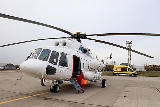 Вертолеты санавиации в Волгоградской области выполнили за год 415 вылетов