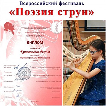 Ученицы ДМШ им. Мясковского стали дипломантами Всероссийского фестиваля «Поэзия струн»