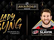 Слэвин – 4-й защитник в истории НХЛ, ставший обладателем приза за джентльменское поведение