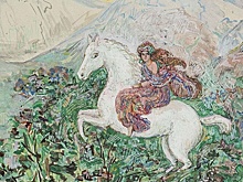 Искусствовед Дудаков передал коллекцию работ "Голубая роза" нижегородскому музею