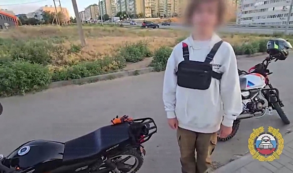 В Волгограде задержали юных водителей мототехники