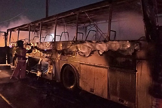 Бастрыкин поручил расследовать пожар в рейсовом автобусе в Удмуртии